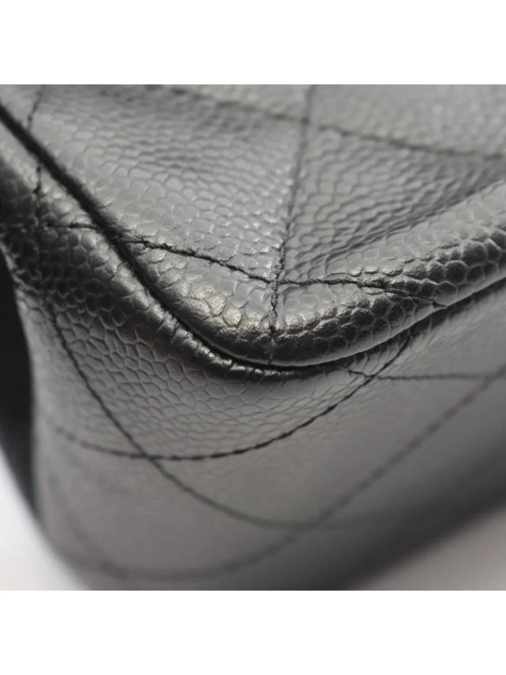 Chanel Shoulder Bag Maxi Quilted 30 Classic Large Double Flap Black Caviar